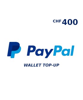 PayPal Wallet CHF 400 Top Up Key GLOBAL